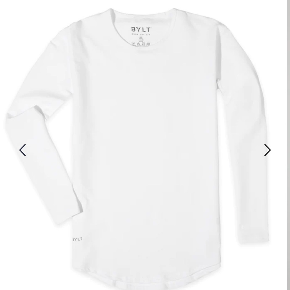 BYLT Basics drop cut long sleeve lux small